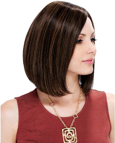 Remy Human Hair Mid-Length Bob Style Wig