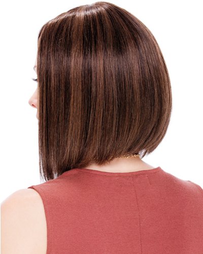 Remy Human Hair Mid-Length Bob Style Wig