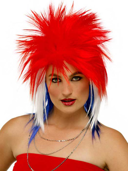 Punky Medium Straight Cosplay Wigs