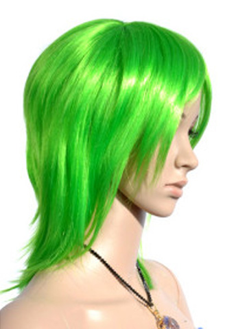 Capless Shoulder Length Party Wigs