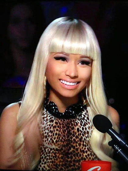 Nicki Minaj's Long Wavy Heat Friendly Synthetic Wig