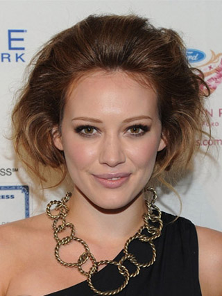 Hilary Duff's Graceful Hairstyle Lace Wig