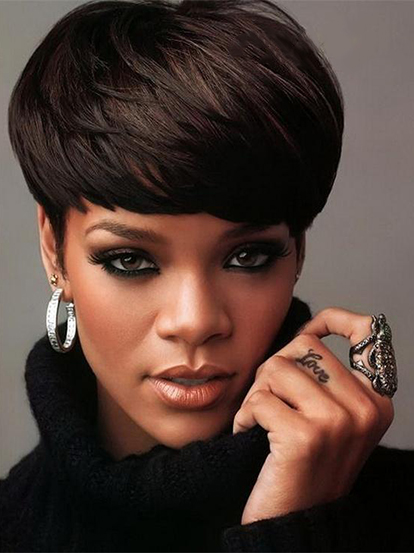 Rihanna Haircut Beautiful Wig