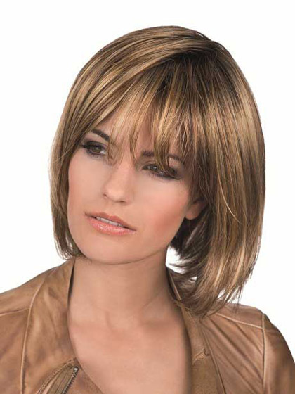 Bob Style Lace Front Human Hair Wig - Click Image to Close