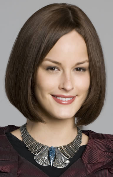 Remy Human Hair Chin-Length Bob Wig - Click Image to Close