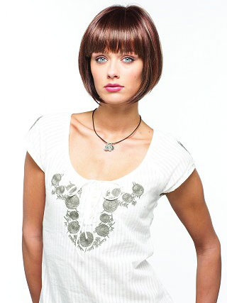 Lace Front Sharp Asymmetrical Angled Bob Wig