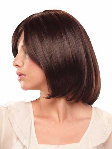 Chin-Length Lovely Bob Lace Front Human Hair Wig