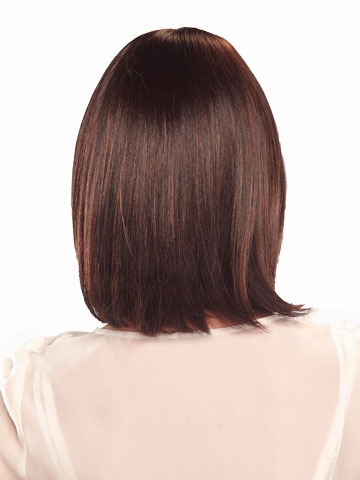 Chin-Length Lovely Bob Lace Front Human Hair Wig