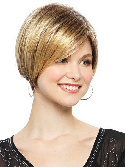 Sassy Bob Flipped-Out Synthetic Capless Wig - Click Image to Close