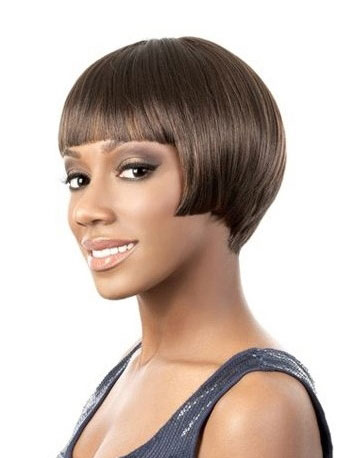 Straight Lace Front Human Hair Wig - Click Image to Close