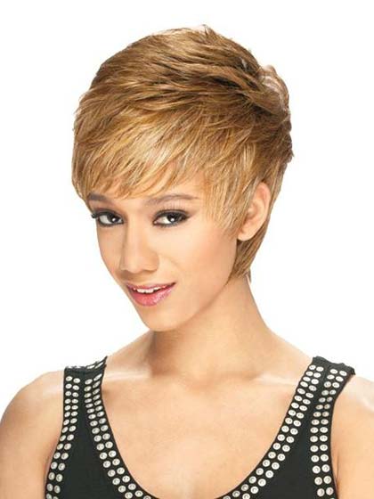 Cute Smart Impressive Short Straight Lace Front Wig - Click Image to Close