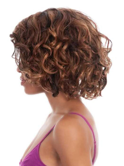 12" Curly Capless Synthetic Wig