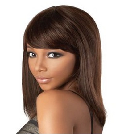 Mid-Length Straight Remy Human Hair Wig