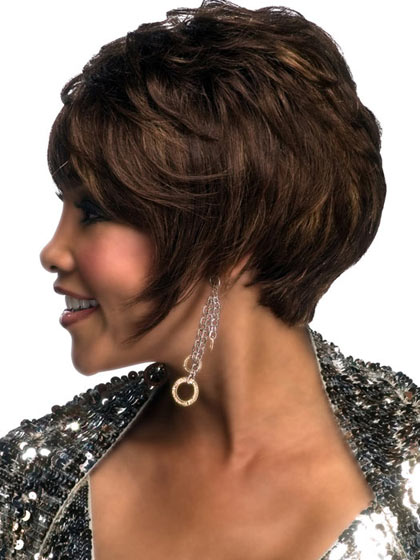 Short Straight Capless Synthetic Wig