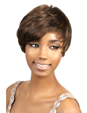 Sweep Short Synthetic African American Wig - Click Image to Close