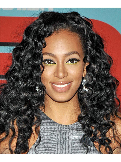 Long Curly Synthetic Lace Front Wig