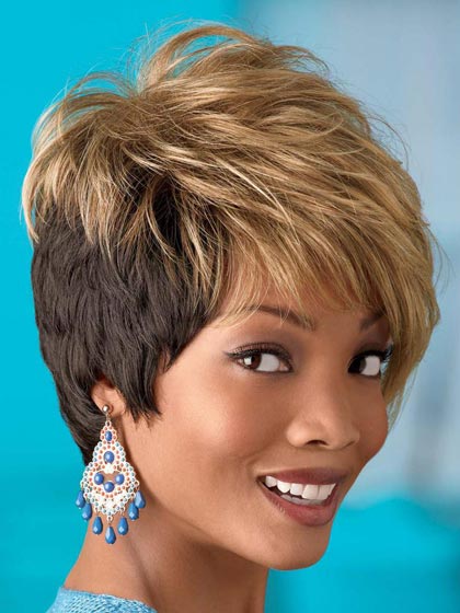 Short Capless Layering Straight Synthetic Wig