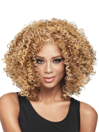 Sophisticated Culry Synthetic Wig - Click Image to Close