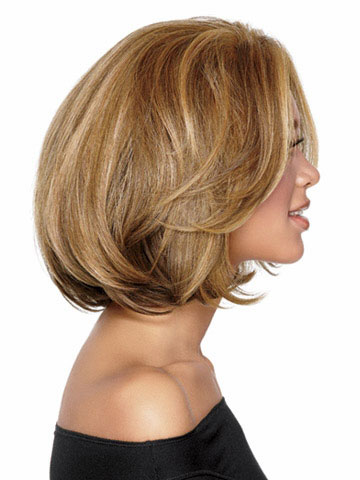 Synthetic Bob Style Mid-length Wig