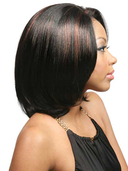 Full Layered Mid-Length Synthetic Lace Front Wig