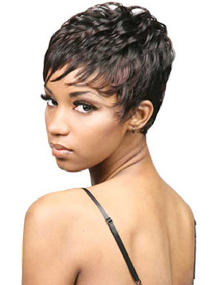 Chic Short Cut Capless Curly Synthetic Wig