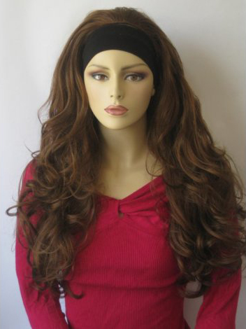 Long Loose Curls 3/4 Wig