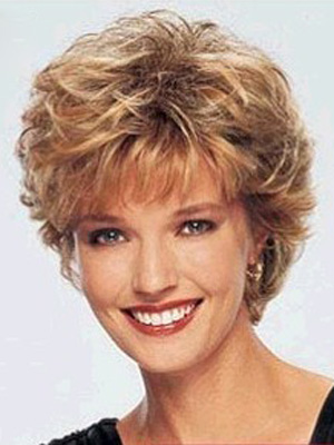 Short Soft Curls 3/4 Wig - Click Image to Close