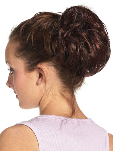 Soft Wavy Synthetic Wrap With Claw Clip - Click Image to Close