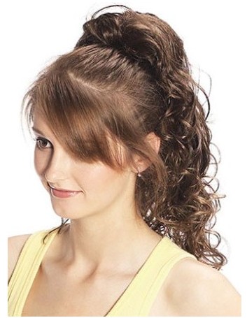 Pony Curl Clip in Hairpiece