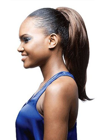 Attractive Medium Straight Synthetic Half Wig