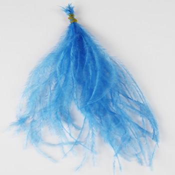 50 pcs Blue Real Feather Extensions(6"-10") - Click Image to Close