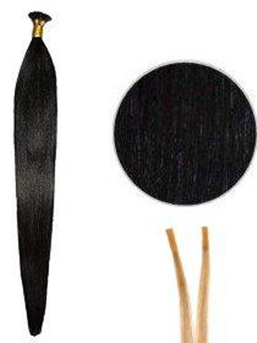 25 Strands Stick/I Tip Extensions - Click Image to Close