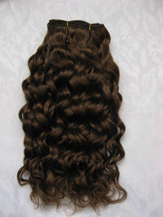 Indian Remy Hair Curly Weft Extensions