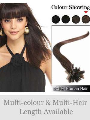 18" 100% Human Hair Nail Tip Extensions