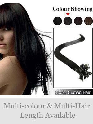 18" 100% Human Hair Nail Tip Extensions - Click Image to Close