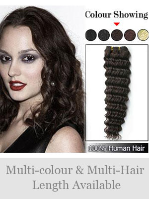 Deep Wave Indian Remy Weft Extensions - Click Image to Close