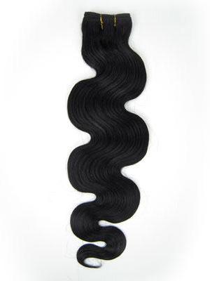 20" Human Hair Wavy Full Head Extensions