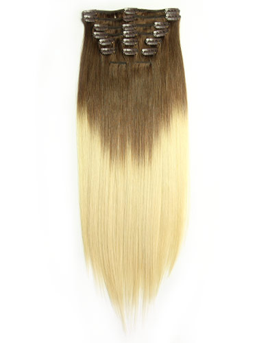 Dip Dye Clip-in Straight Hair