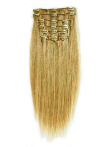 10 pcs From 14" Straight Clip In Full Head Set