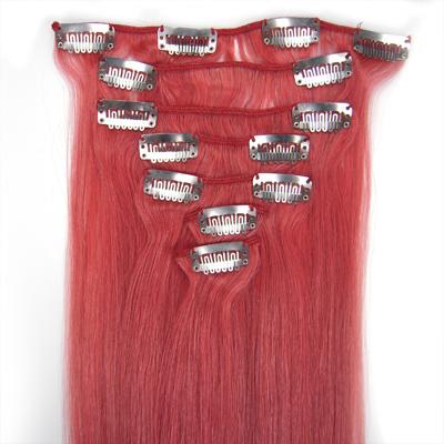 7 pcs From 14" Straight Clip In Full Head Set