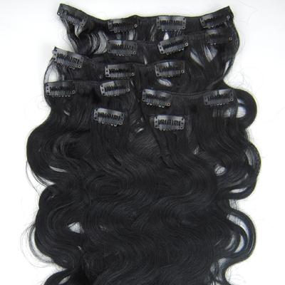 7 pcs From 14" Wavy Clip In Full Head Set