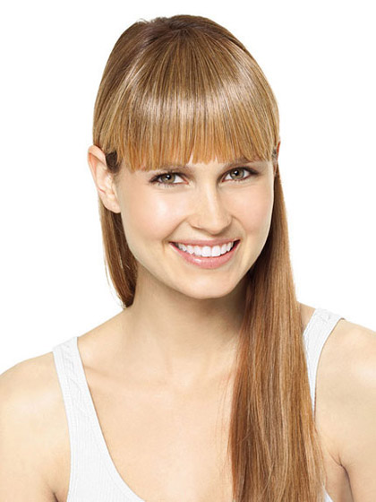 Prominent Remy Hair Clip In Fringes - Click Image to Close