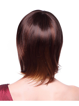 Capless Top Grade Quality Synthetic Short Straight Wig