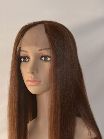 Human Hair Straight Lace Front U Part Lace Wig