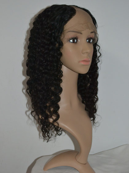 Tight Spiral Curls Remy Hair U Part Wig