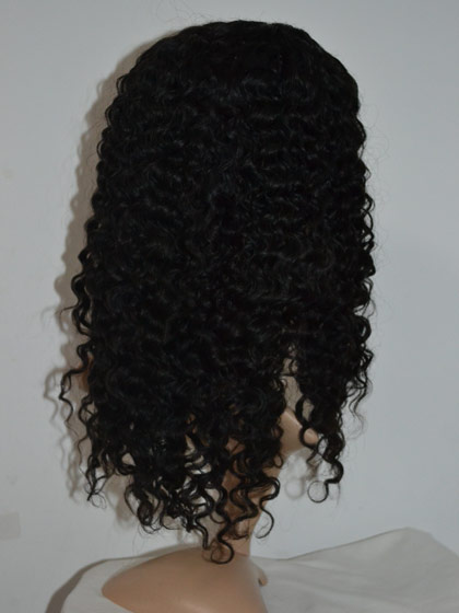 Tight Spiral Curls Remy Hair U Part Wig