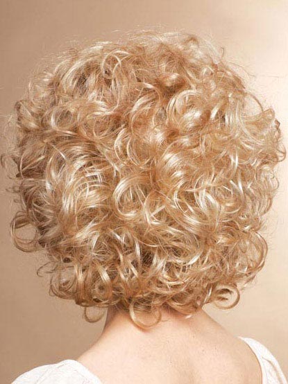 Curly Medium Length Synthetic Wig