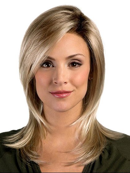 Shoulder Layered Shag Capless Wig - Click Image to Close