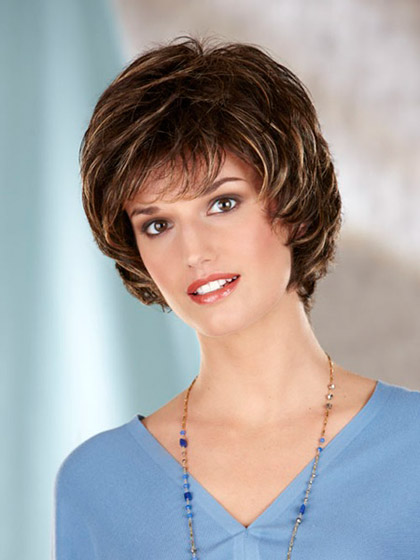 Short Layers Capless Synthetic Wig