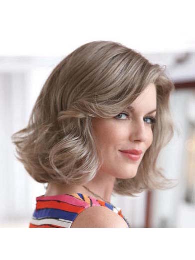 No-show lace-front Styling Synthetic Wig